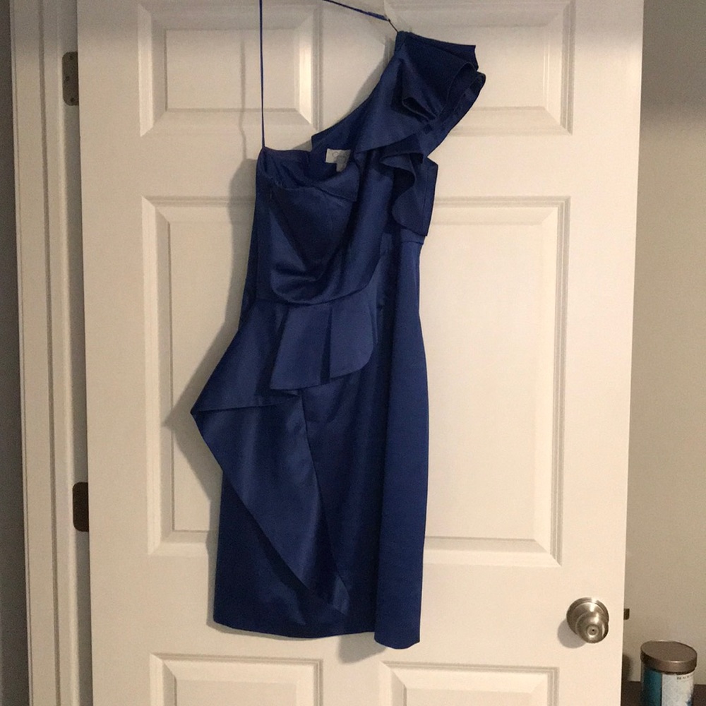 Blue cocktail dress